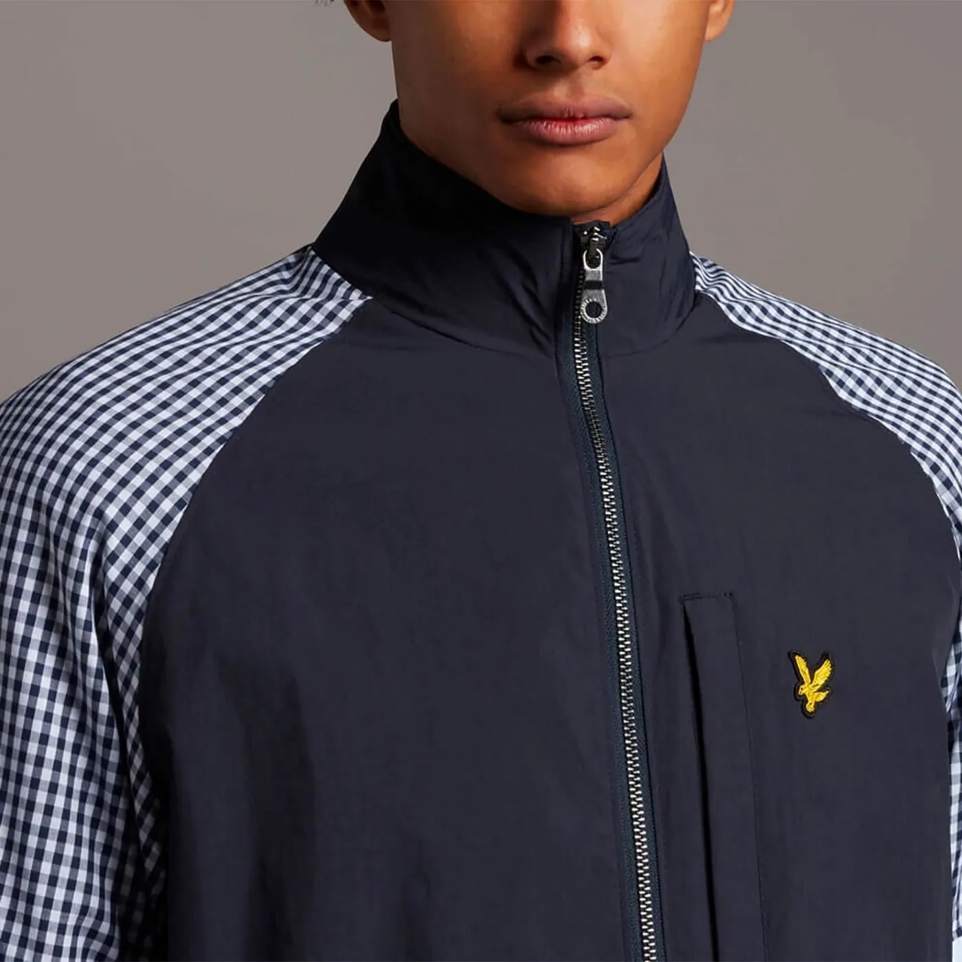 Lyle & Scott Mens Jacket Softshell Navy Full Zip Jacket Lightweight Jacket