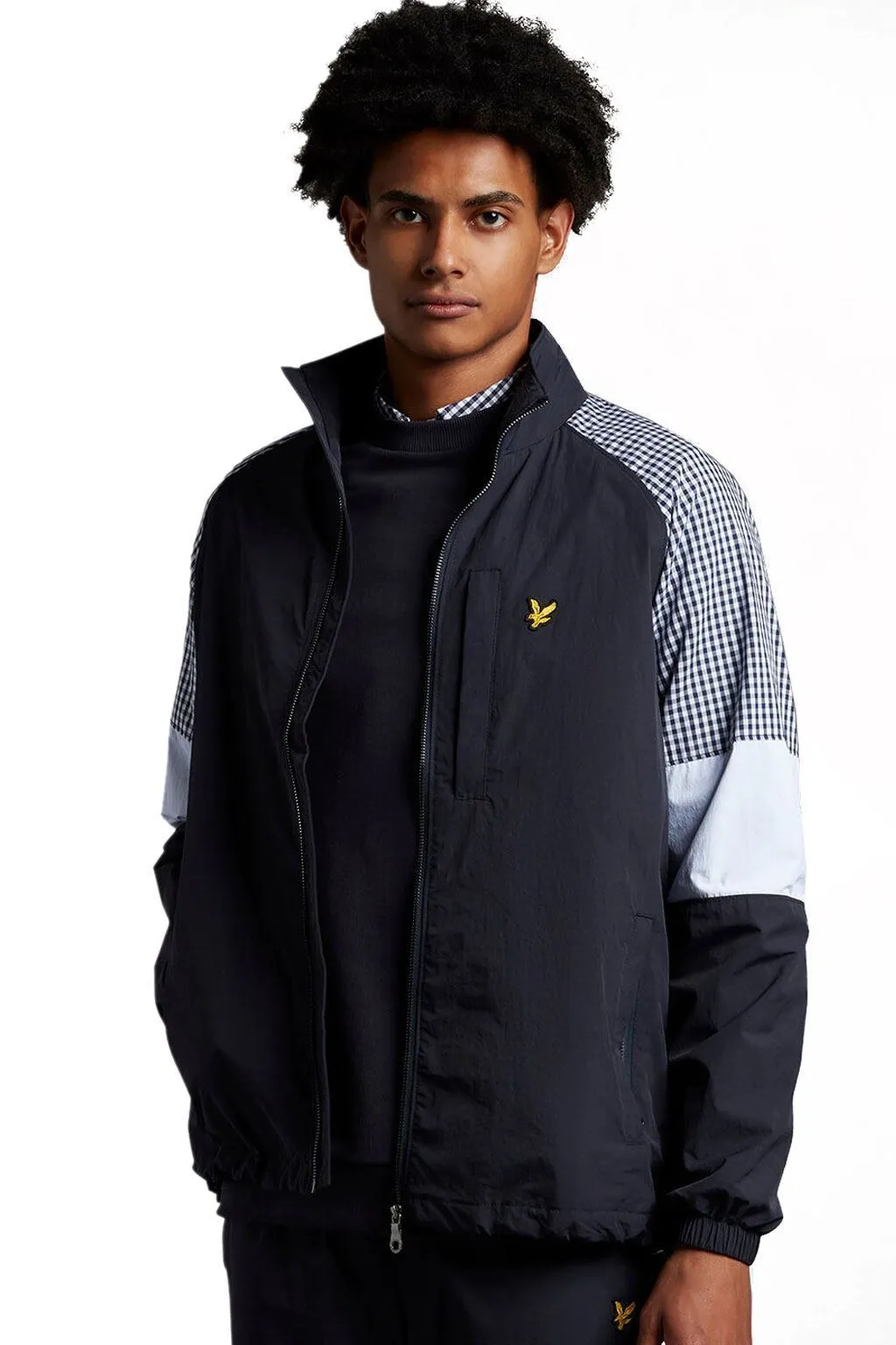 Lyle & Scott Mens Jacket Softshell Navy Full Zip Jacket Lightweight Jacket