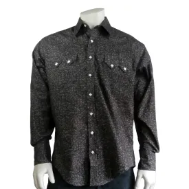 Men's Greige Follow Your Arrow Print Western Shirt