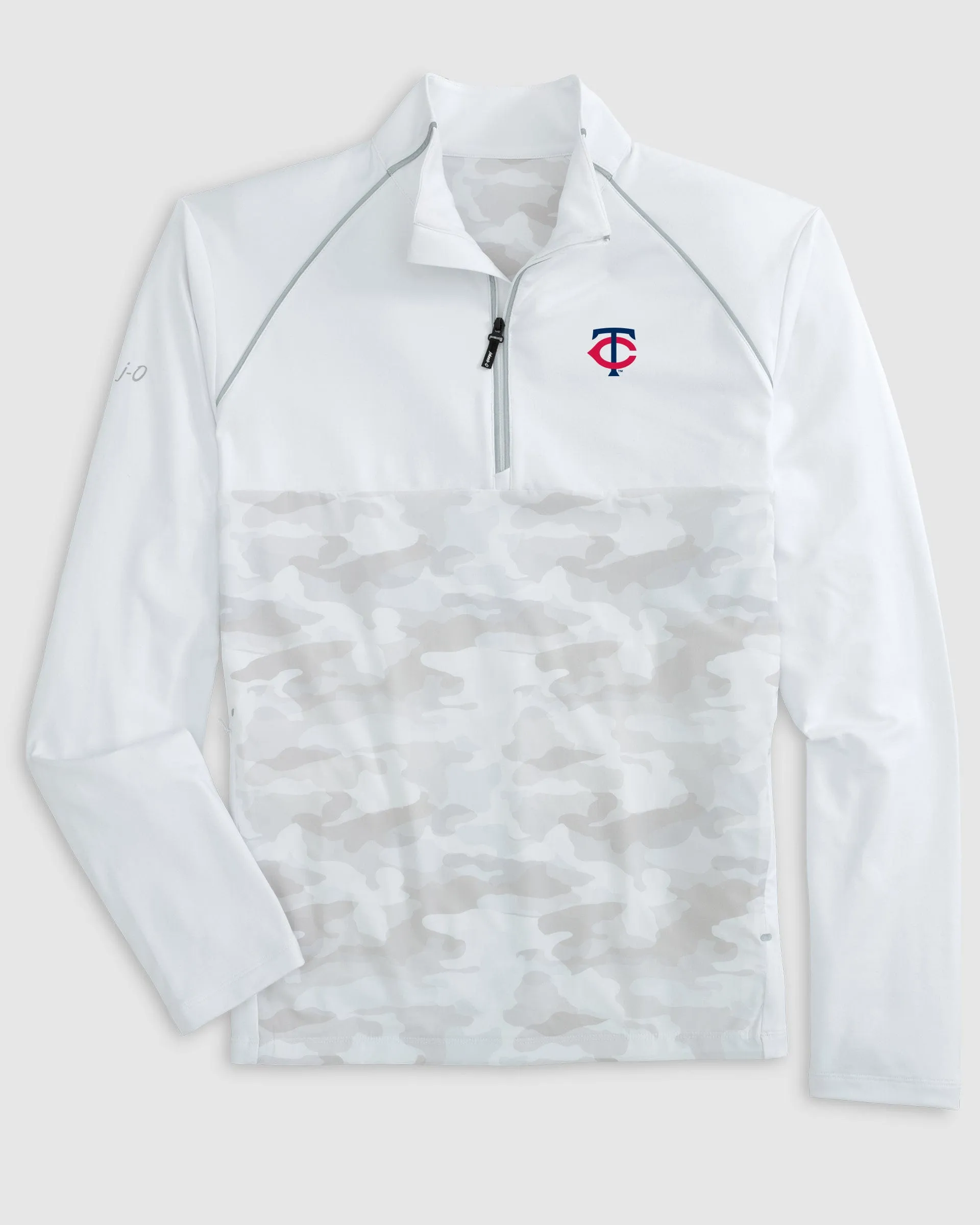 Minnesota Twins Keiser Camo Mixed Media 1/4 Zip