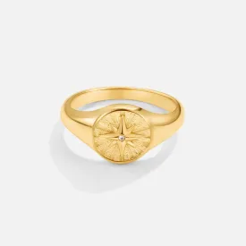 Nala Star Signet Ring