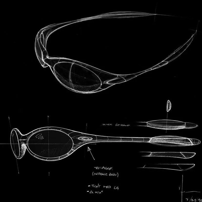 Oakley Eye Jacket Gunmetal/Black Iridium