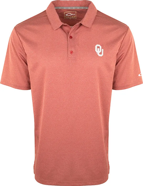Oklahoma Vintage Heather Polo