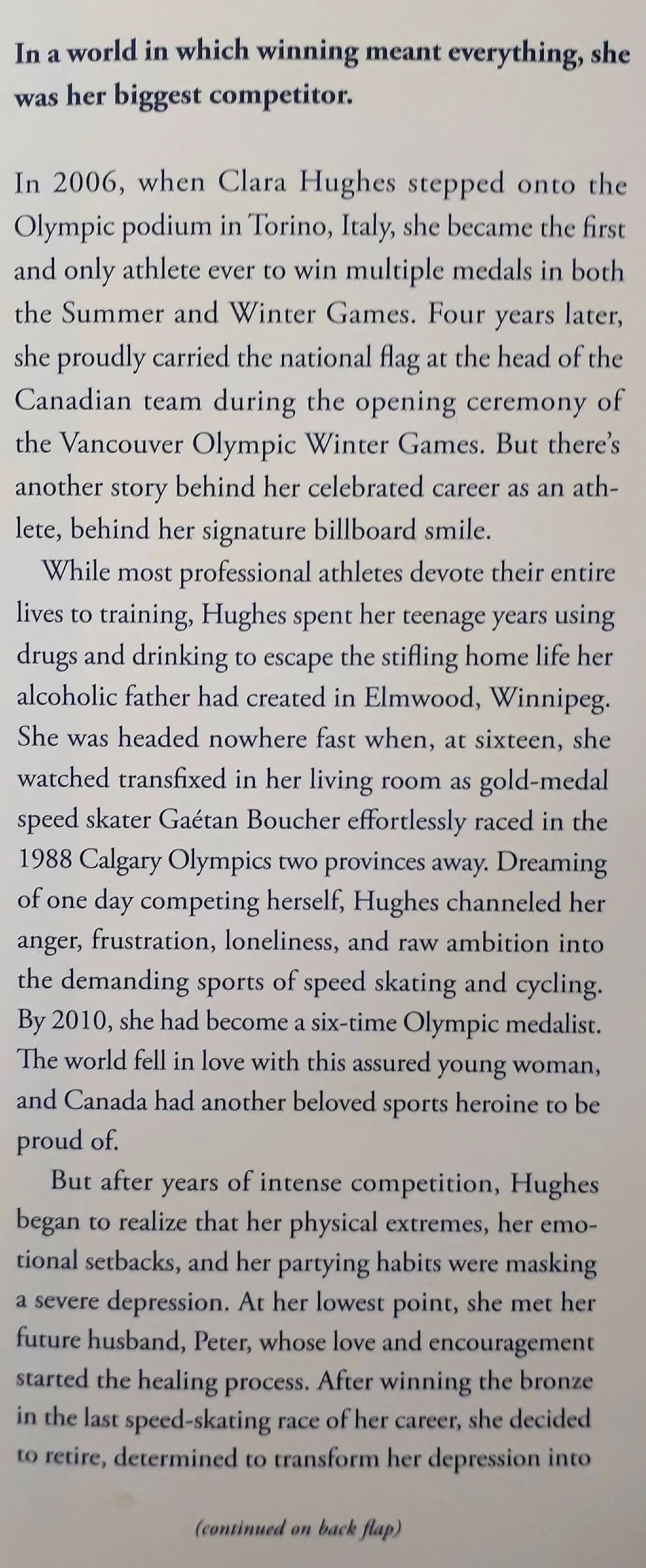 OPEN HEART, OPEN MIND - Clara Hughes