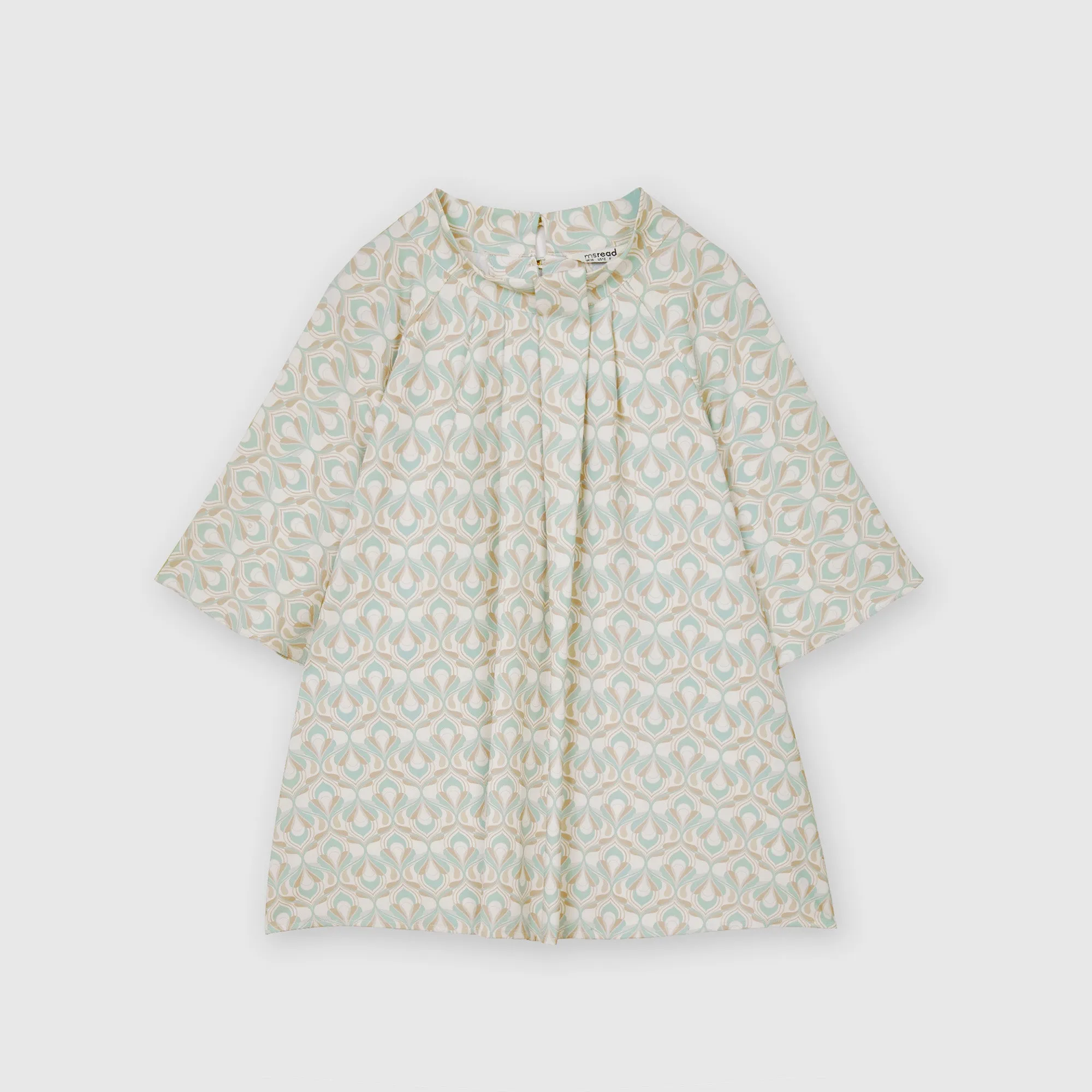 Printed Butterfly Sleeve Top