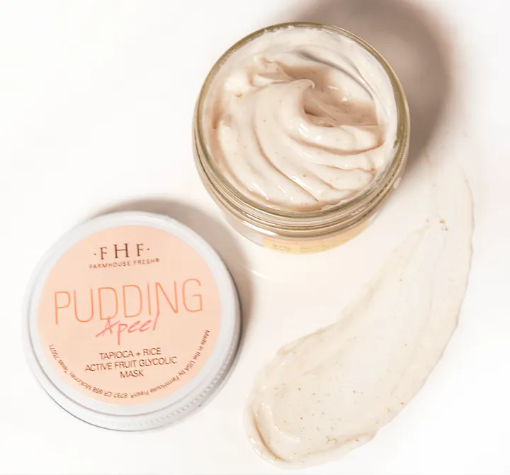 Pudding Apeel® Tapioca   Rice Active Fruit Glycolic Mask | FarmHouse Fresh