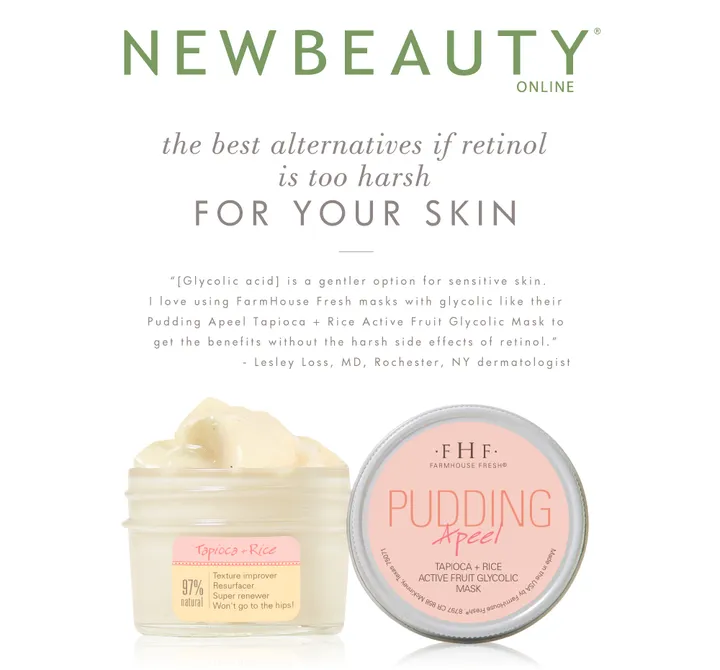 Pudding Apeel® Tapioca   Rice Active Fruit Glycolic Mask | FarmHouse Fresh
