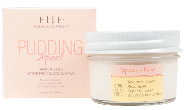 Pudding Apeel® Tapioca   Rice Active Fruit Glycolic Mask | FarmHouse Fresh