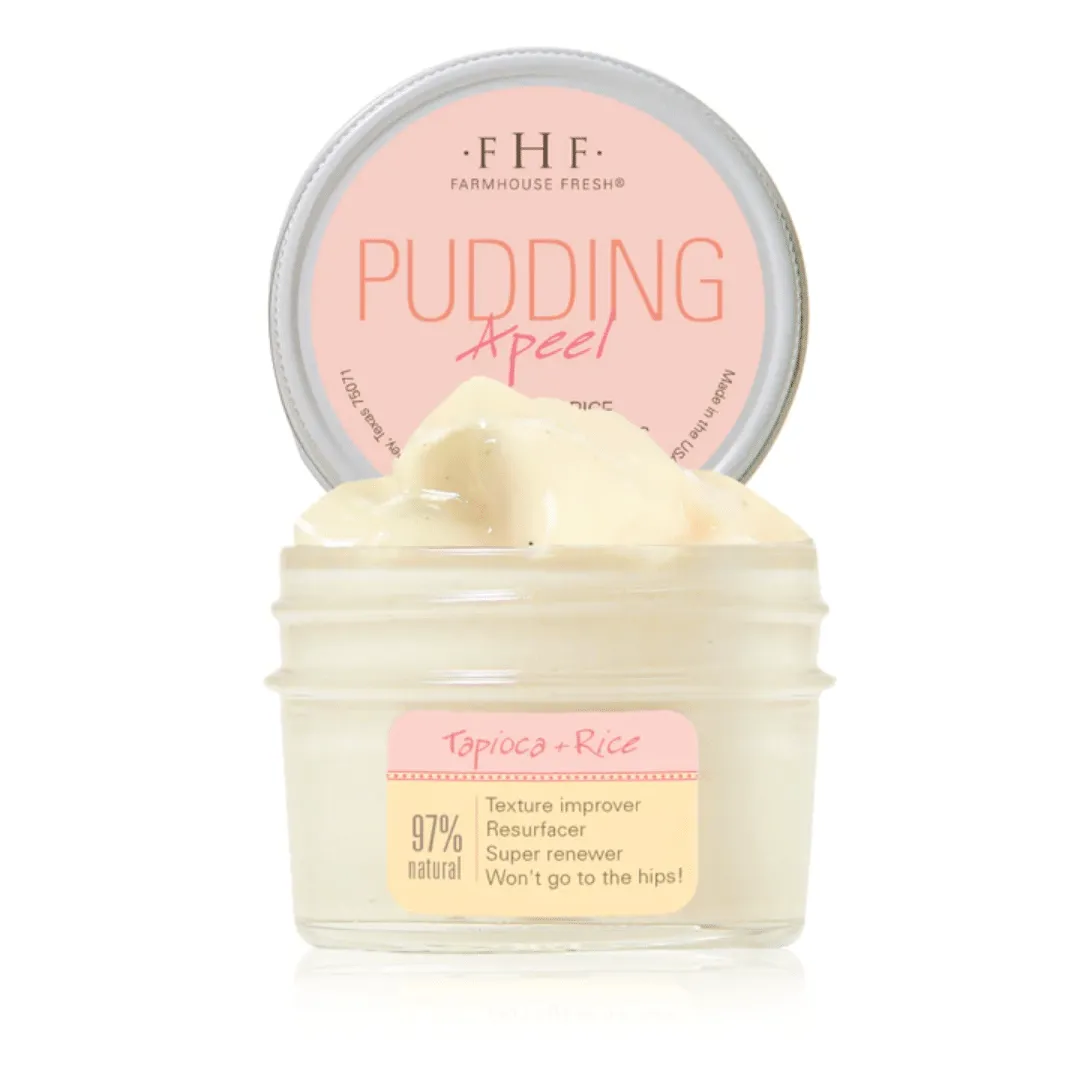 Pudding Apeel® Tapioca   Rice Active Fruit Glycolic Mask | FarmHouse Fresh