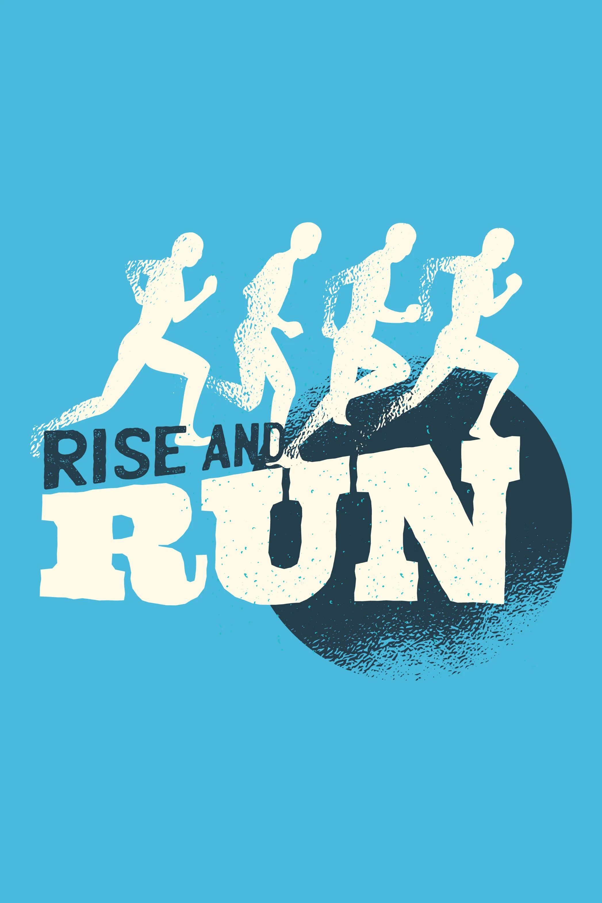 Rise And Run Printed Scoop Neck T-shirt for women