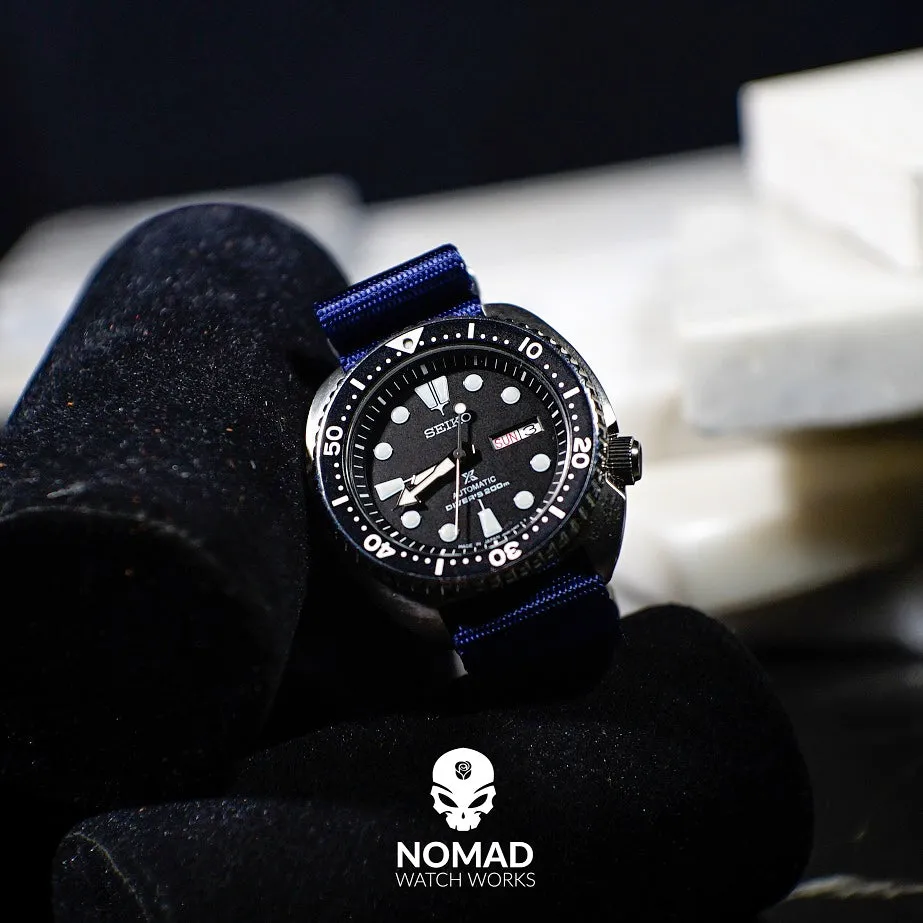 Seat Belt Nato Strap in Navy