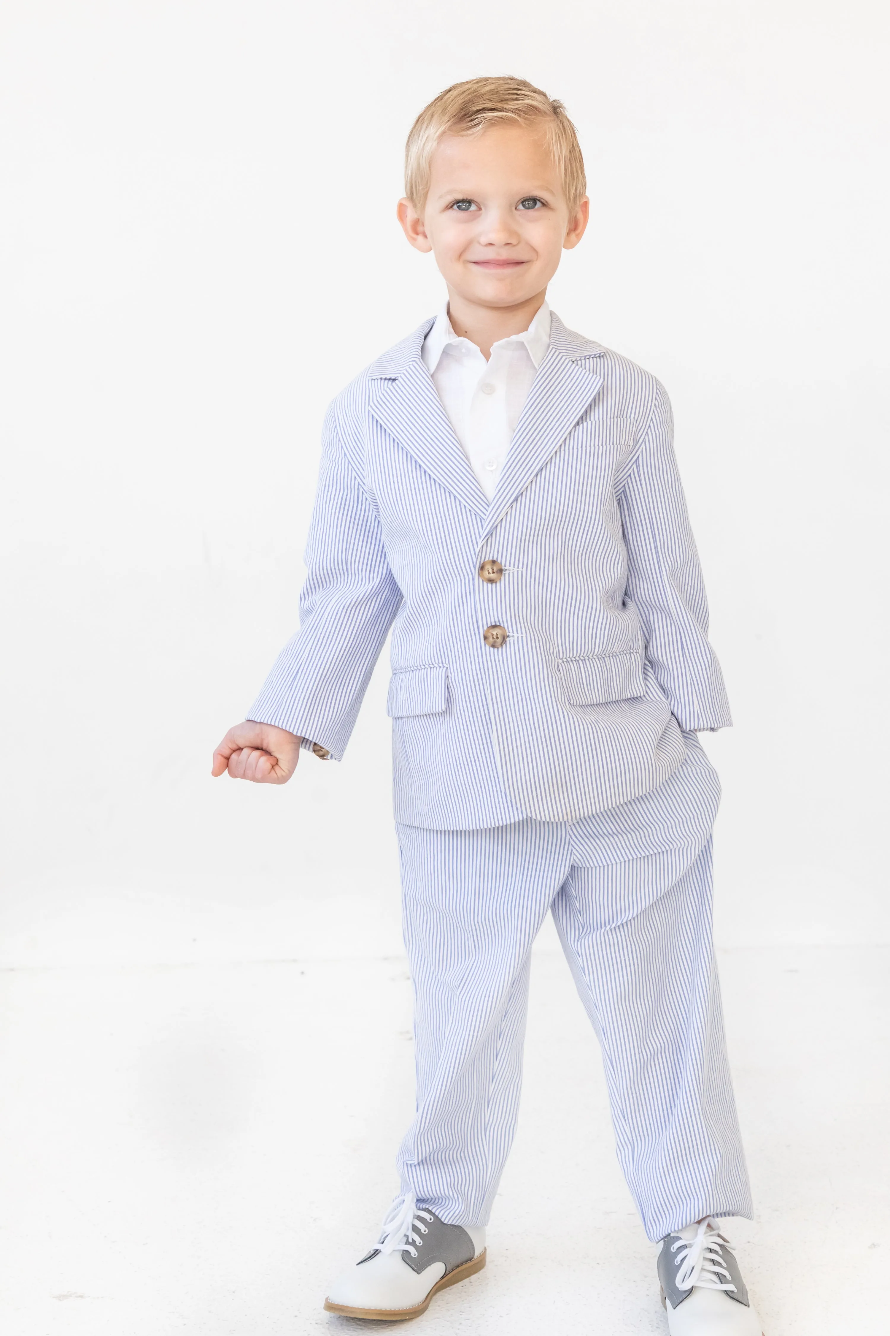 Seersucker Blazer