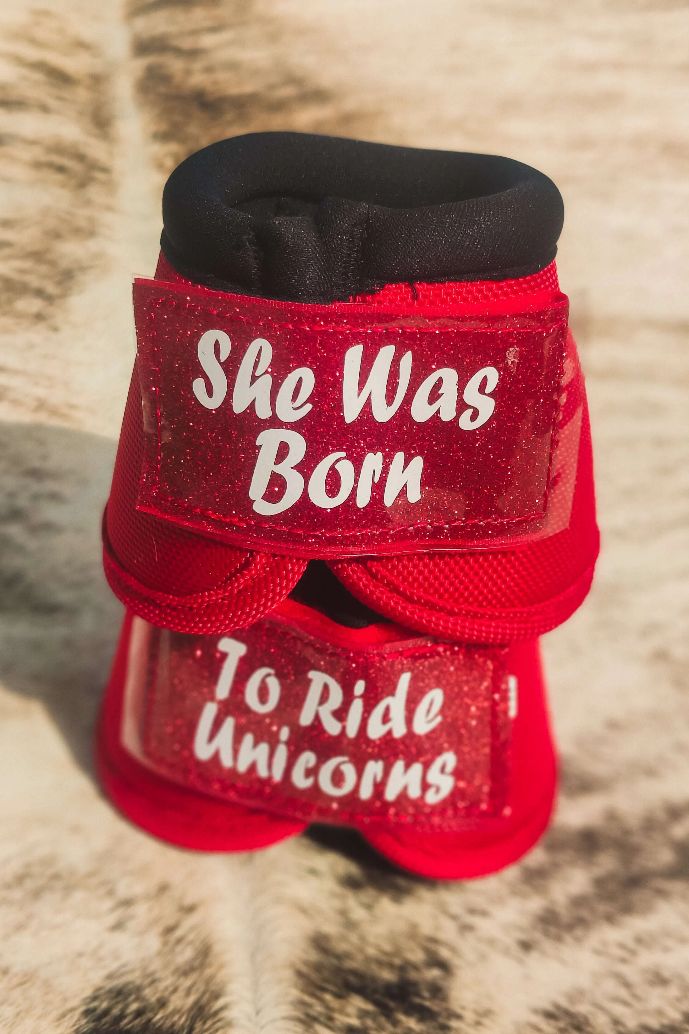 She Was Born To Ride Unicorns Custom Bells