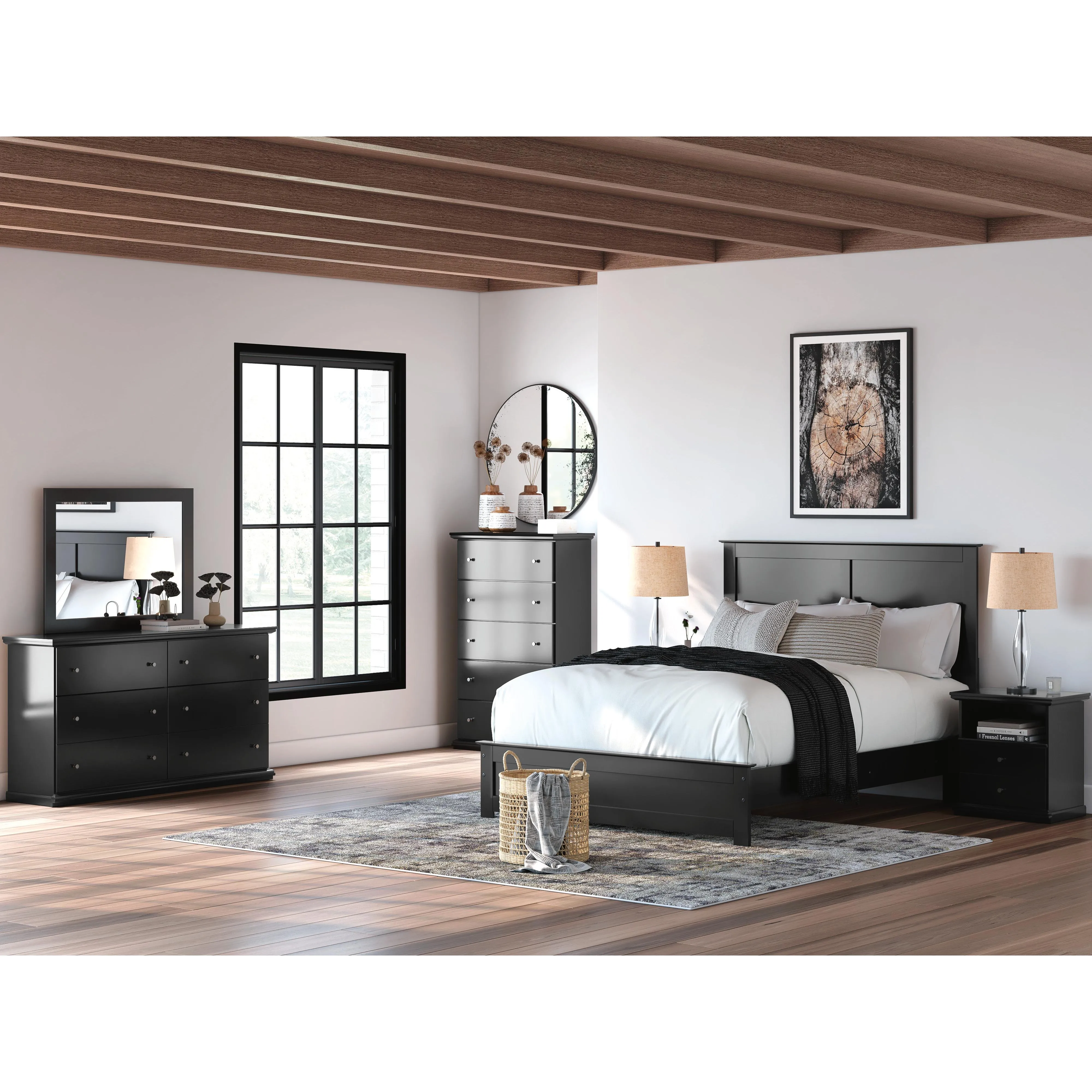 Signature Design by Ashley Maribel Queen Panel Bed B138-71/B138-196