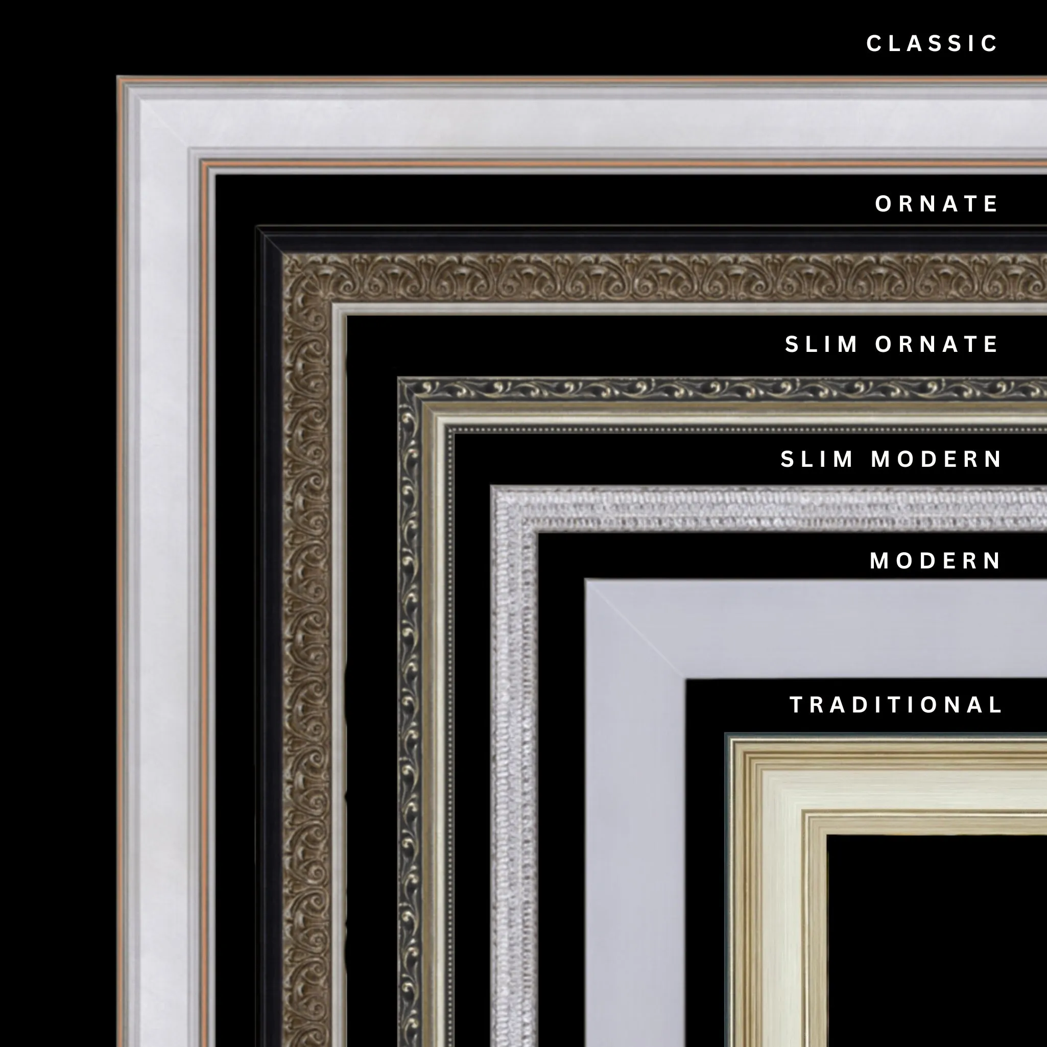 Silver 28x37 Picture Frame Ornate Traditional Classic Antique