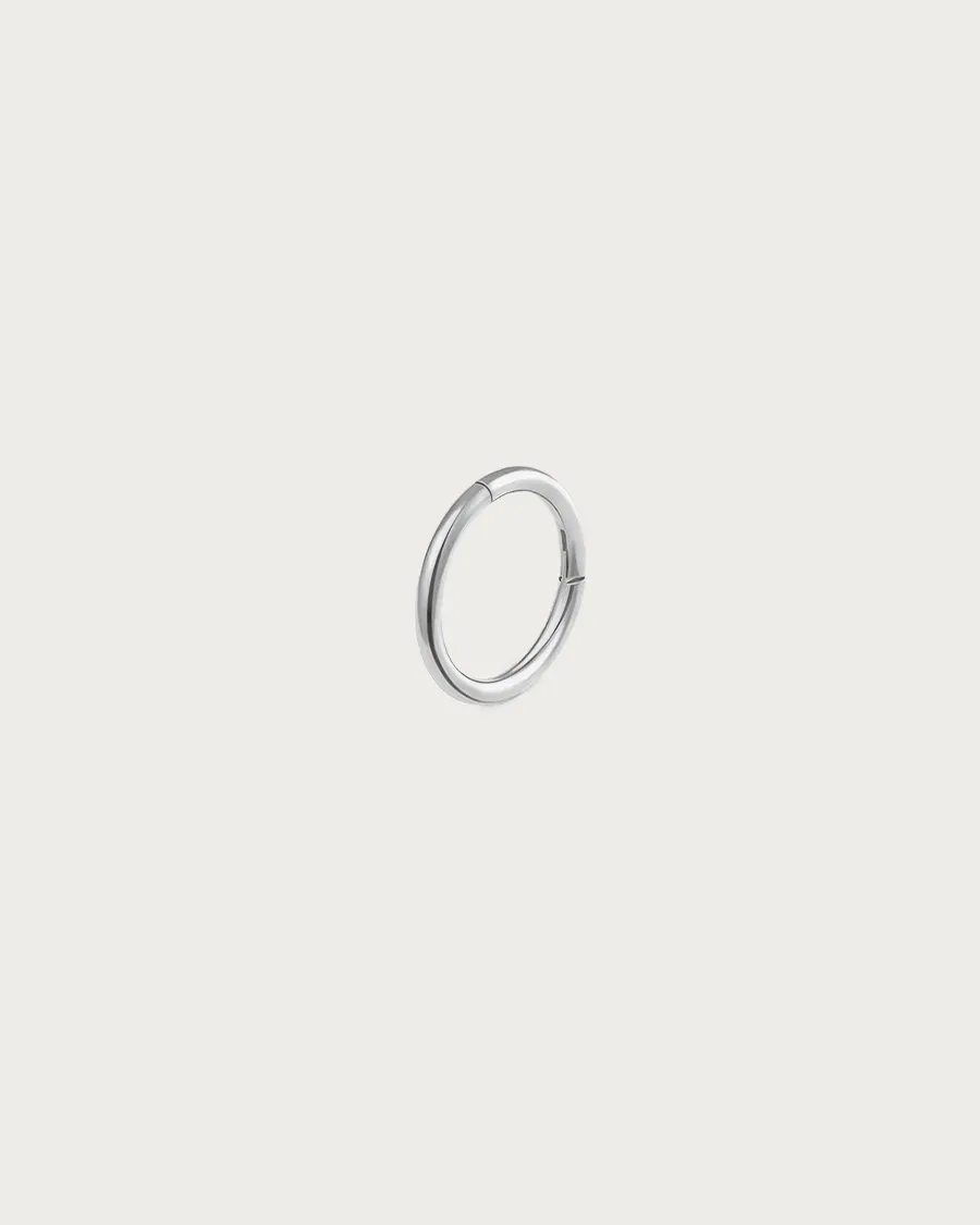 Single Mini Hoop Helix Earring in Gold