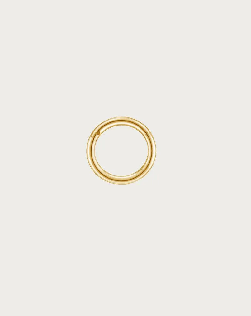 Single Mini Hoop Helix Earring in Gold