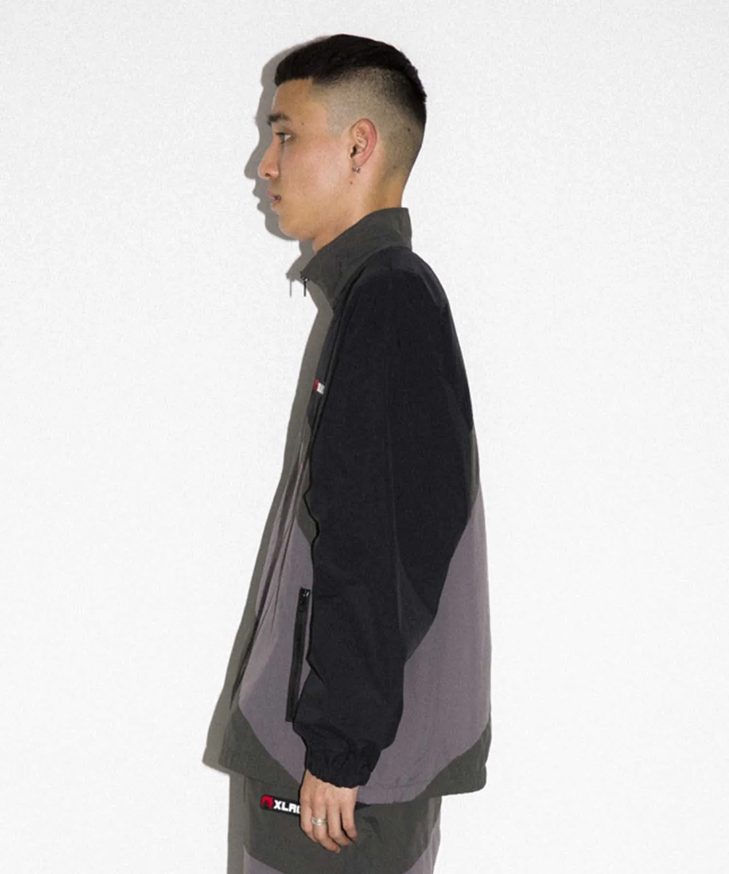 SLASH PANELED NYLON JACKET