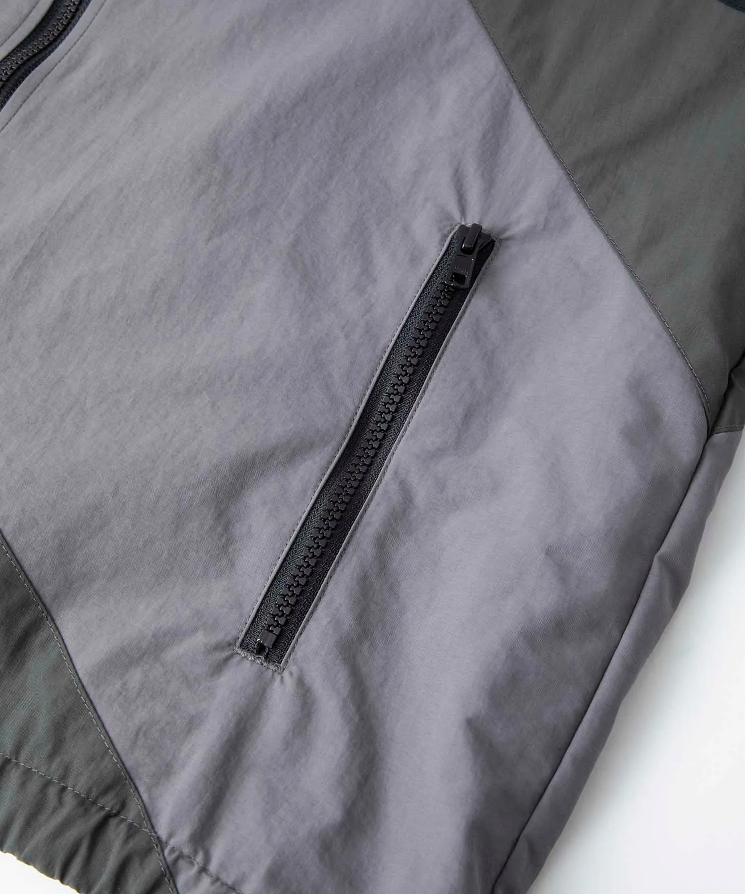 SLASH PANELED NYLON JACKET