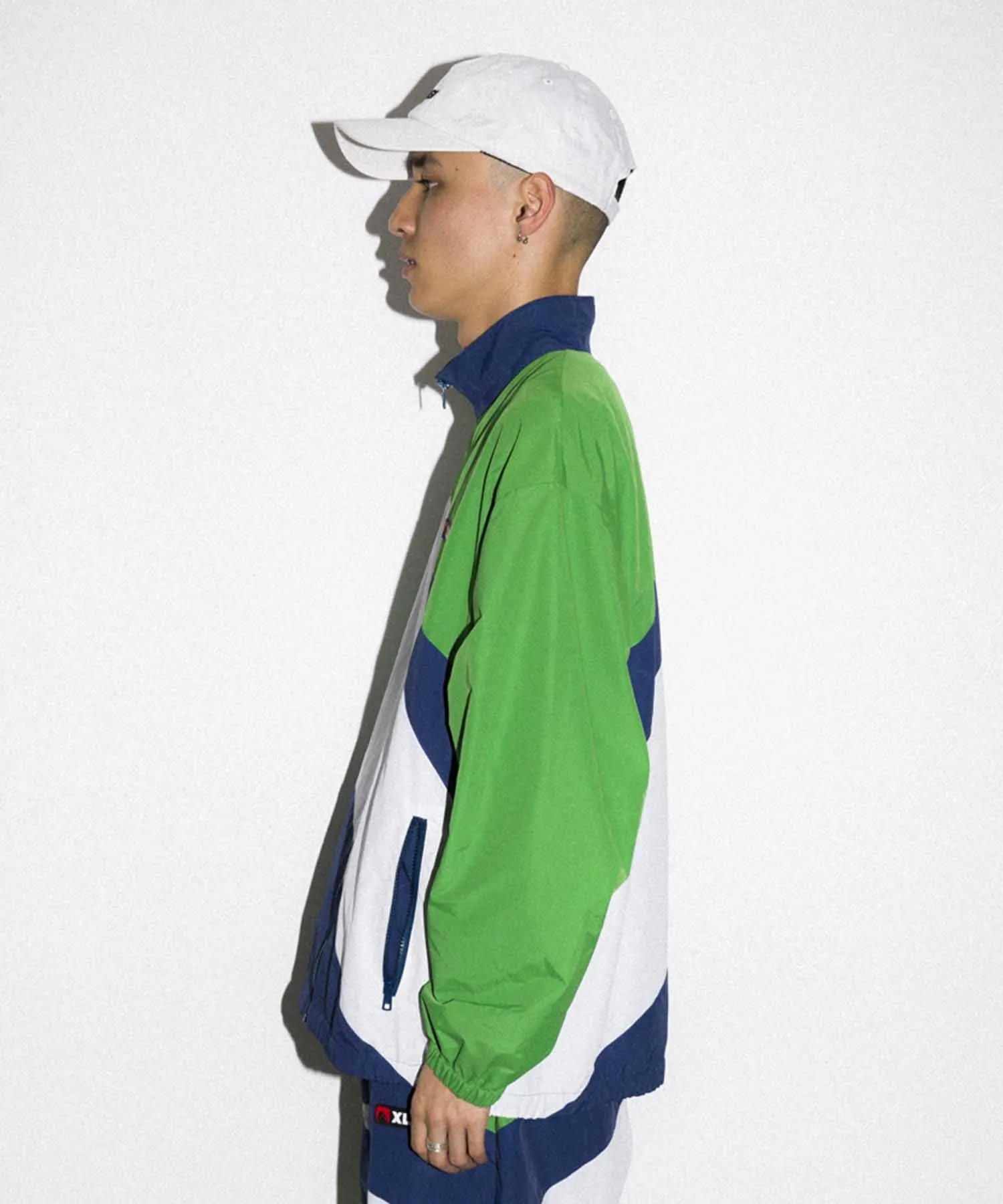 SLASH PANELED NYLON JACKET