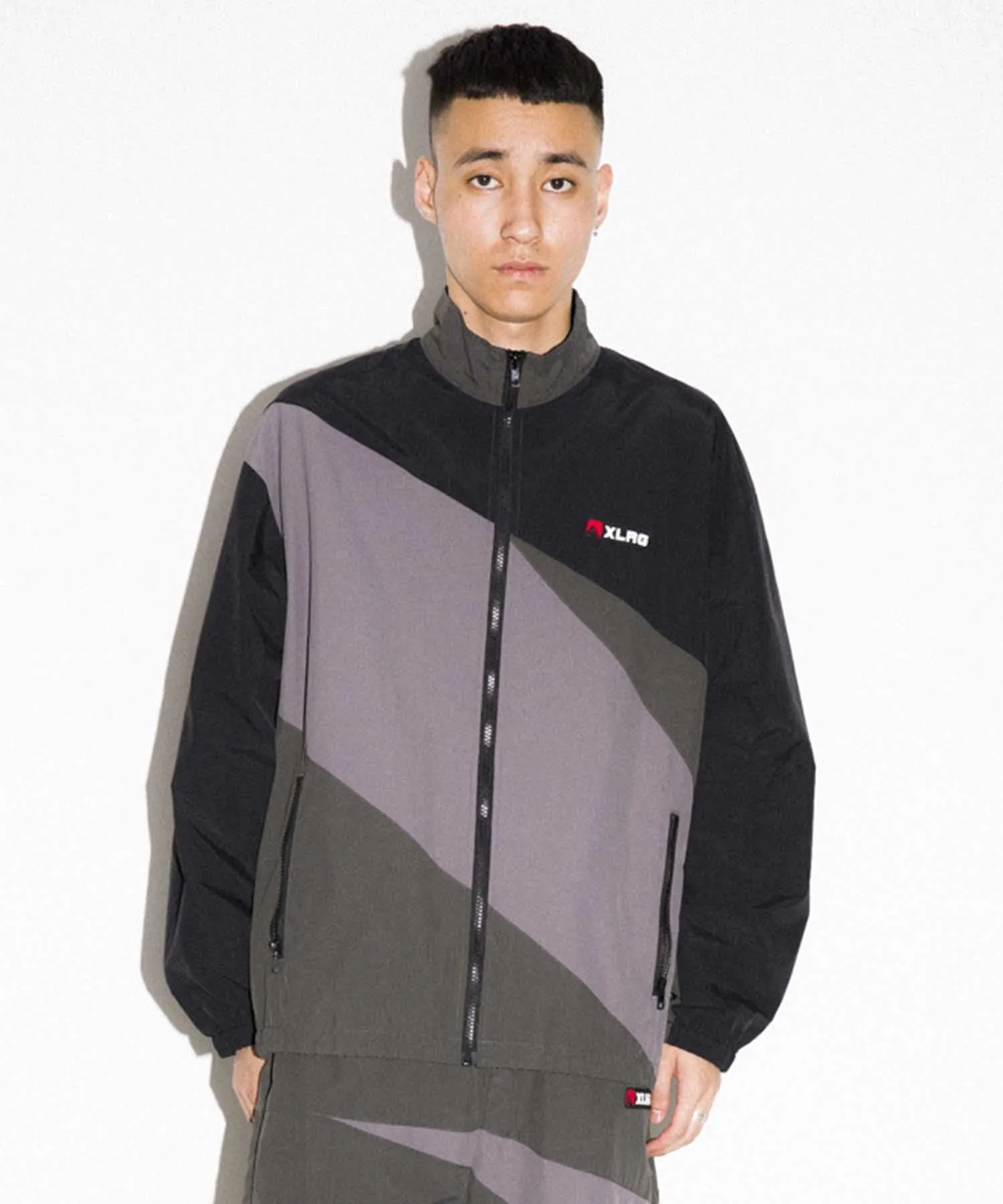 SLASH PANELED NYLON JACKET