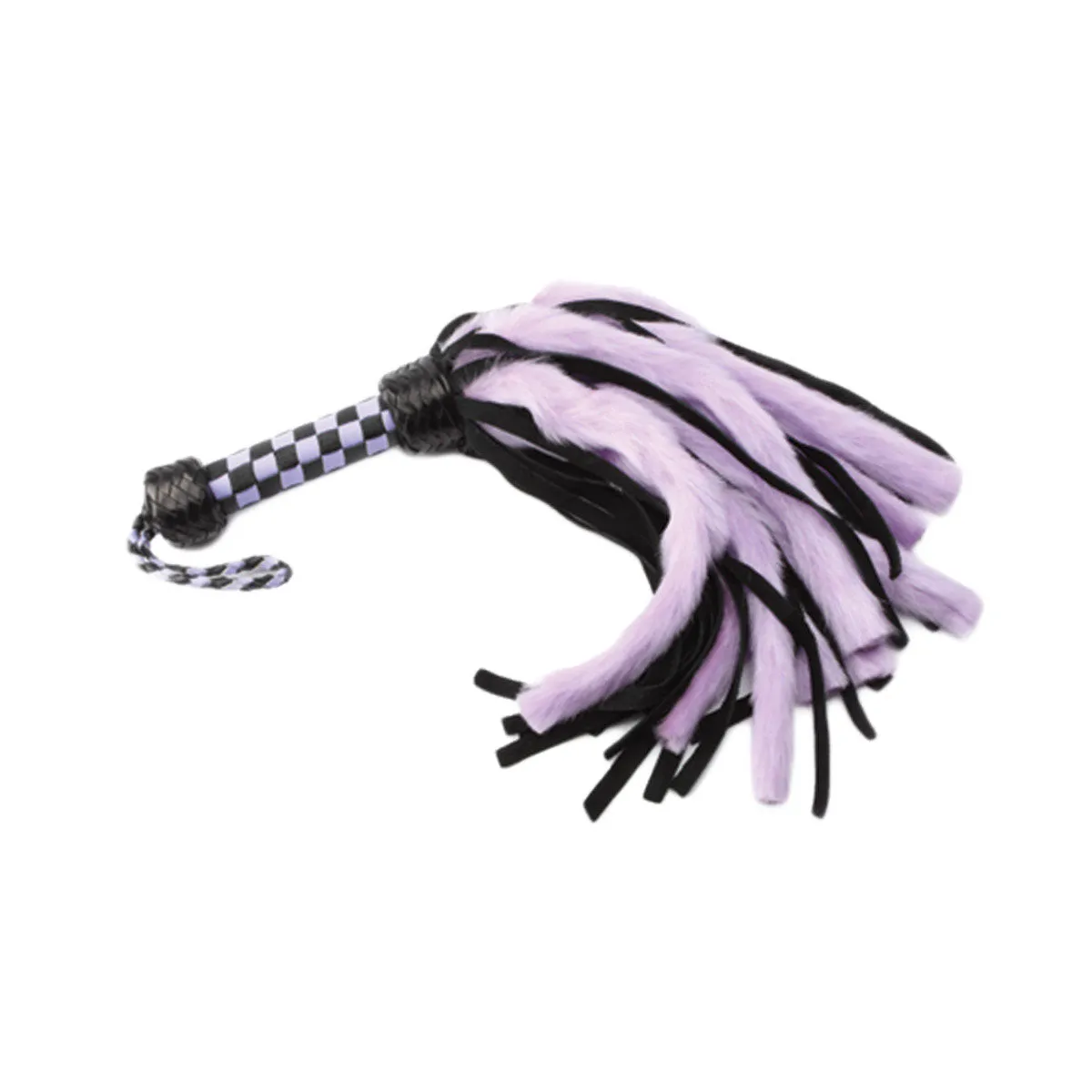 Suede and Fluff Mini Flogger