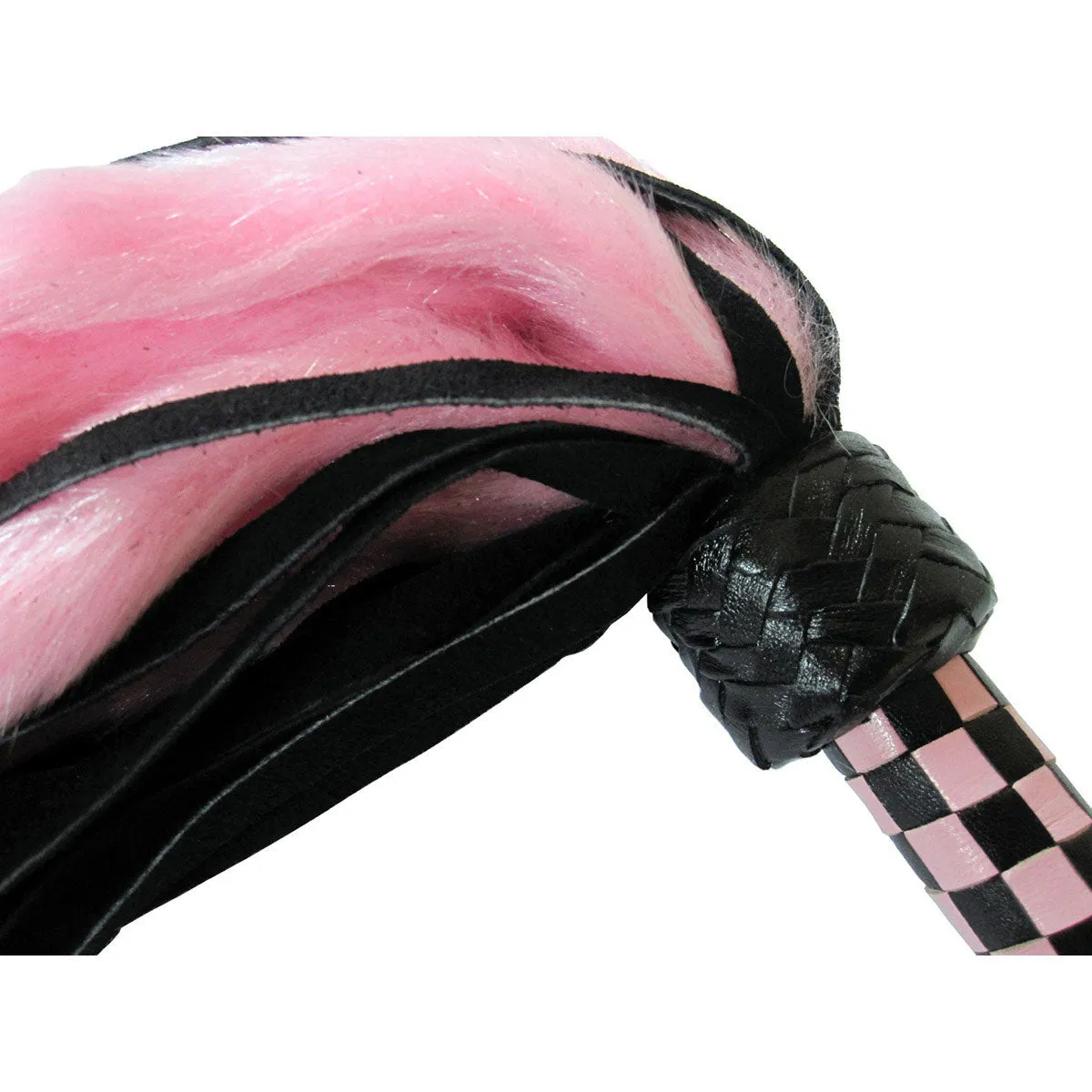 Suede and Fluff Mini Flogger