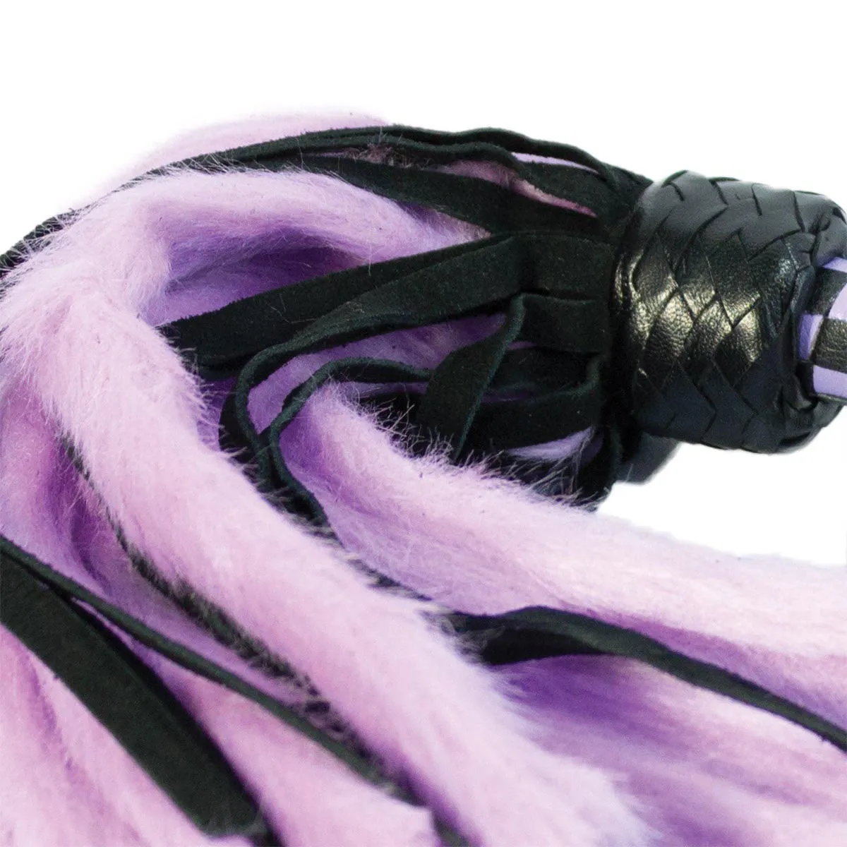 Suede and Fluff Mini Flogger