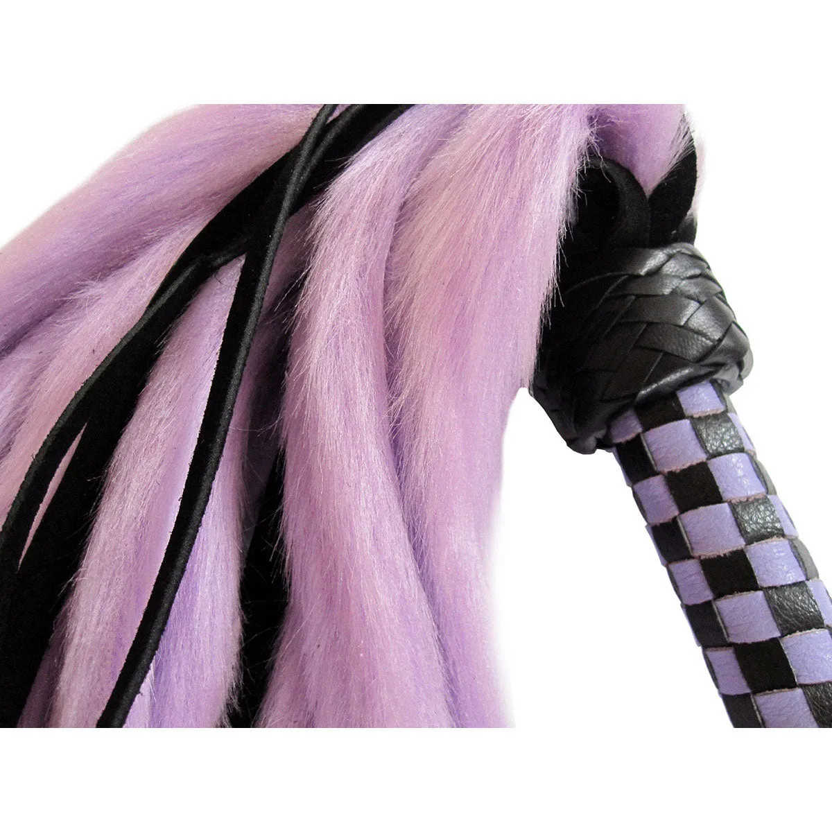 Suede and Fluff Mini Flogger