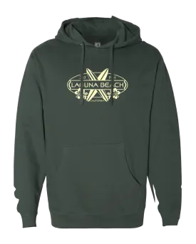 Surf Oval Hoodie - Alpine Green