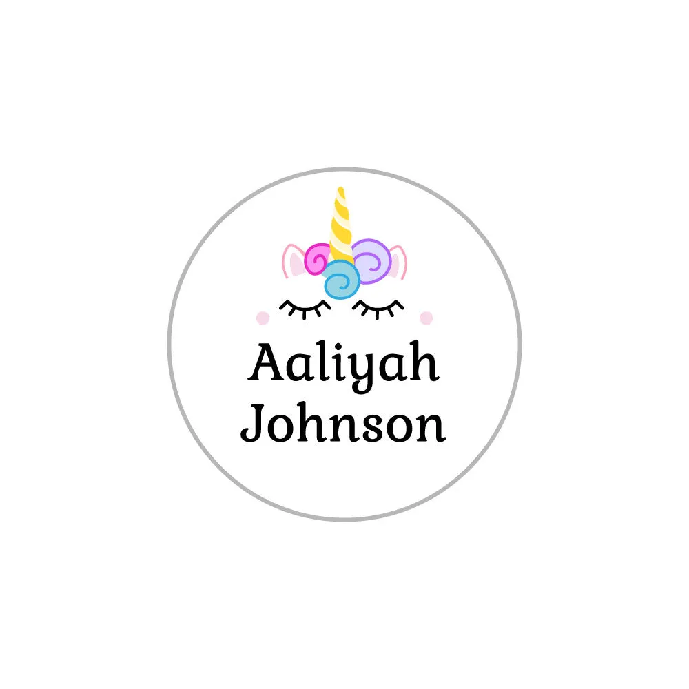 Unicorn Clothing Labels