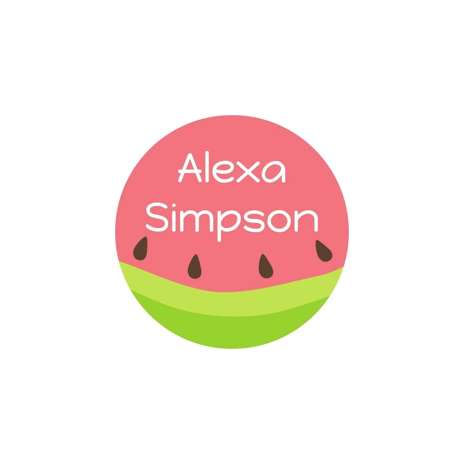 Watermelon Clothing Labels