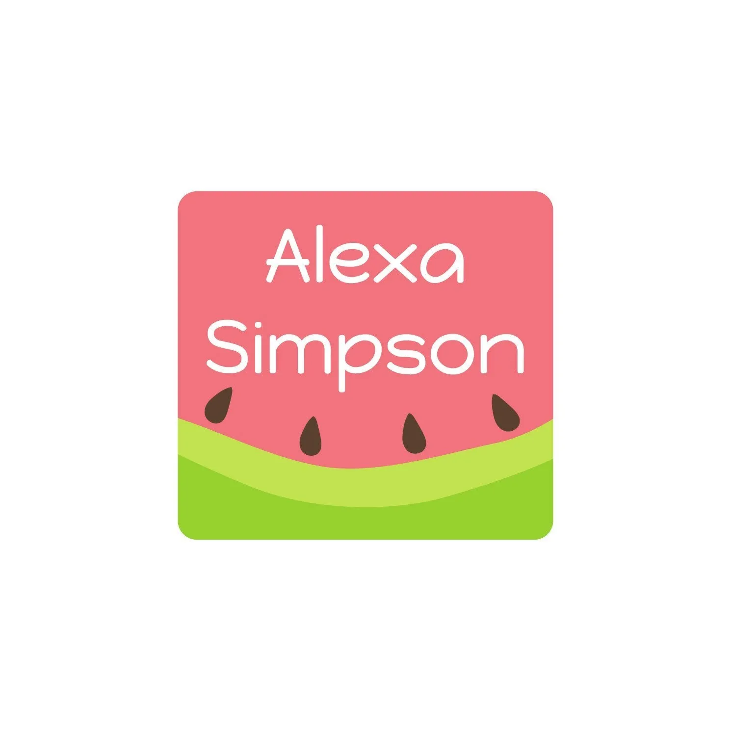 Watermelon Clothing Labels
